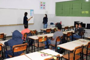 Goiânia registrou 57 casos de Covid entre servidores da Educação em menos de um mês. (Foto: divulgação/Prefeitura)