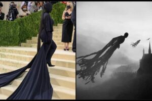 Look de Kim Kardashian no Met Gala é comparado a Alexandre de Moraes e dementadores de Harry Potter