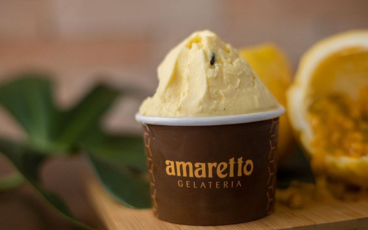 Amaretto é opção para aproveitar o dia do sorvete em Goiânia