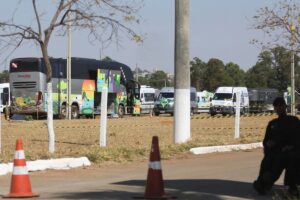 Diversas caravanas estão em Brasília em ato de apoio a Bolsonaro