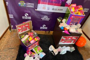 Câmara arrecada absorventes íntimos para doação até o fim do mês em Goiânia