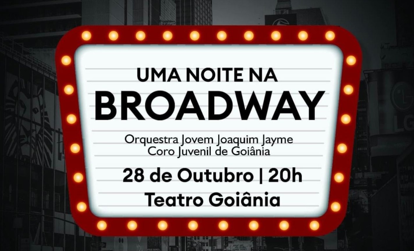 Concerto no Teatro Goiânia: Coro Juvenil de Goiânia apresenta concerto "Uma Noite na Broadway"