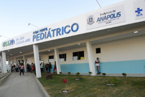 Unidade de Pronto Atendimento Pediátrico de Anápolis. (Foto: Reprodução).