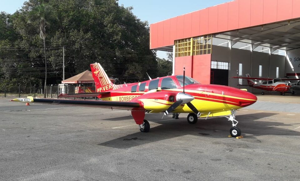 Corpo de Bombeiros de Goiás recebe nova aeronave (Foto: Bombeiros)