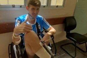 Homem vira exemplo de superação após perder as duas pernas em colheitadeira, em Goiás