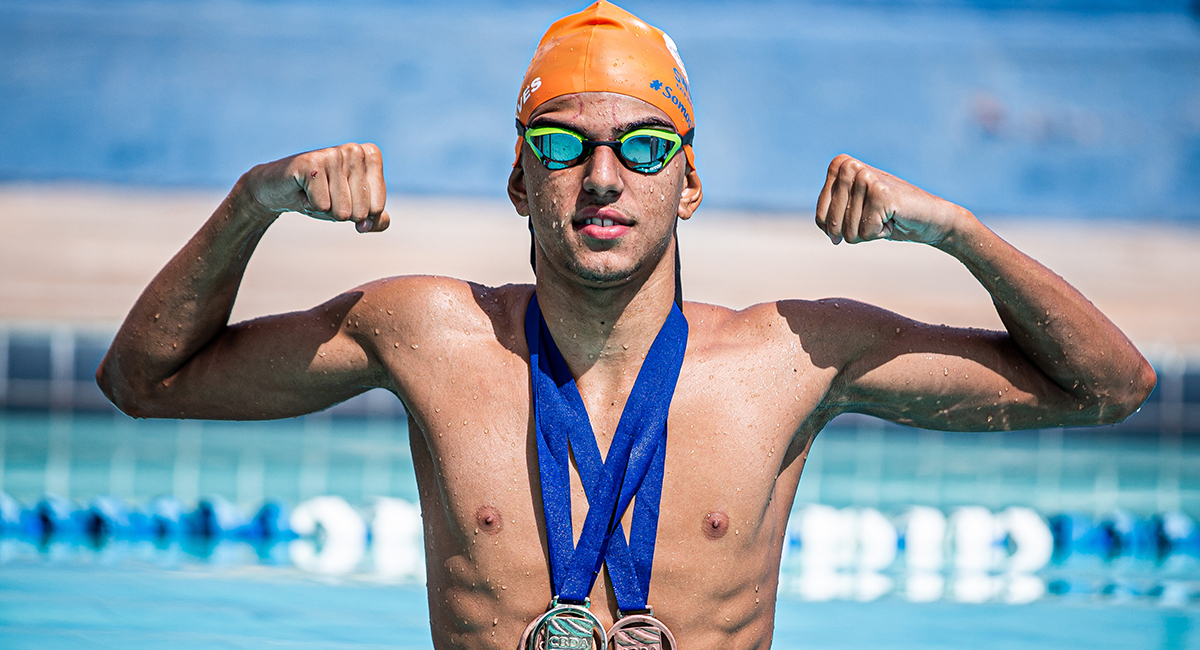 Lucas Alves tem conquistado medalhas nas principais competições do país - (Foto: Heber Gomes - Mais Goiás)