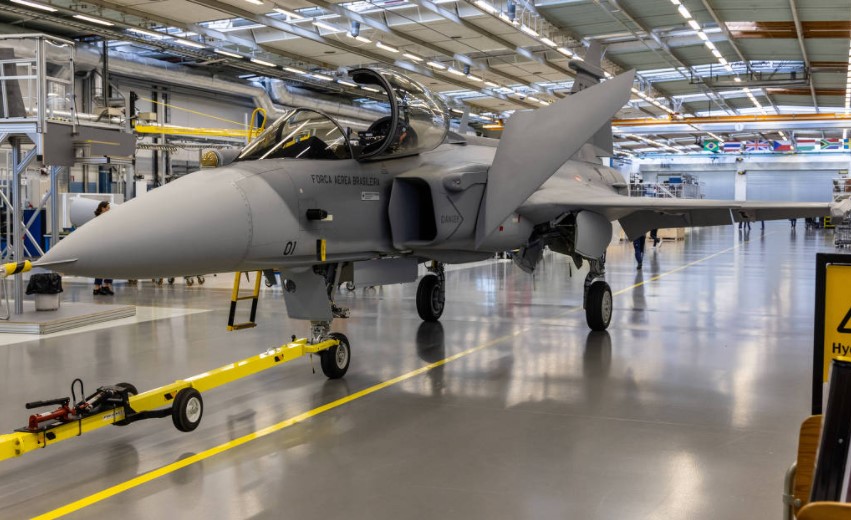 Anápolis receberá caças militares produzidos na Suécia até julho de 2022 (Foto: Divulgação)
