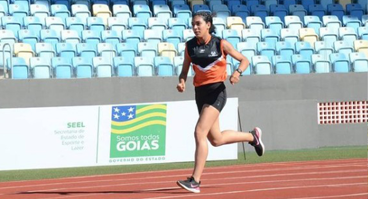 Lindsey venceu quatro provas no último goiano de atletismo (Foto: Mantovani Fernandes - Seel)