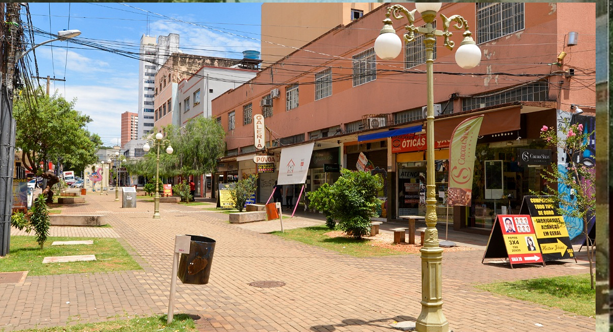Rua do Lazer permanece como um das poucas vias exclusivas para pedestres no Centro (Foto: Jucimar Sousa)