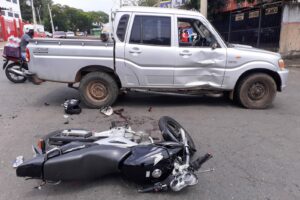 Acidente que deixou motociclista ferido ocorreu na 24 de outubro com Rua 18, em Campinas