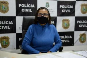 Delegada Ana Paula Barroso, impedida de entrar em loja da Zara em Fortaleza (Foto: Polícia Civil)
