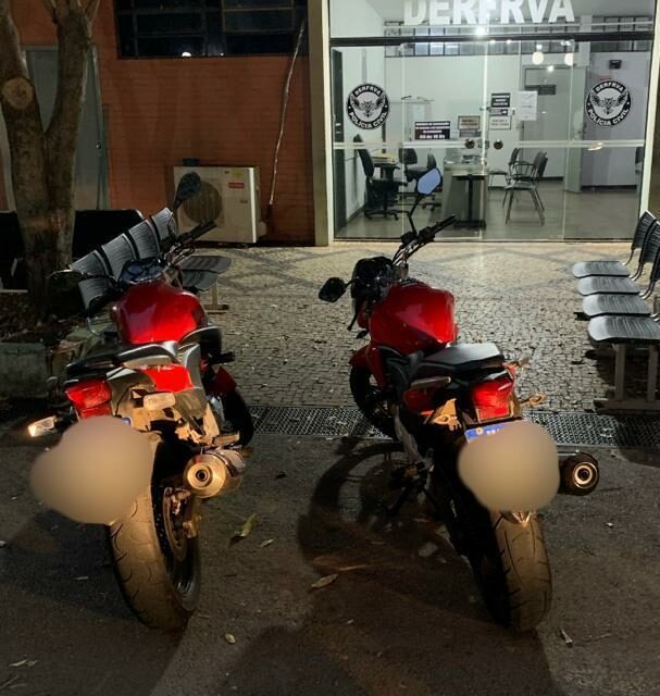 Motos furtadas após serem anunciadas para venda