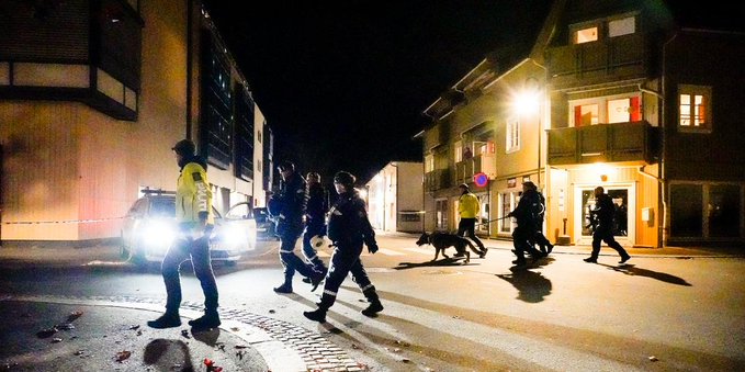 Ataque de arco e flecha na Noruega