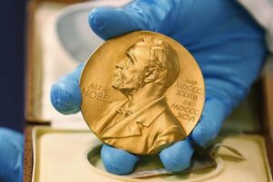 Medalha dada ao vencedor do prêmio Nobel