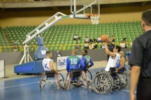 Jogo da Aparecidense-Adap pelo Brasileiro em Cadeira de Rodas