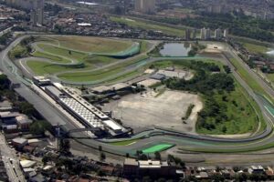 Autódromo de Interlagos em vista aérea