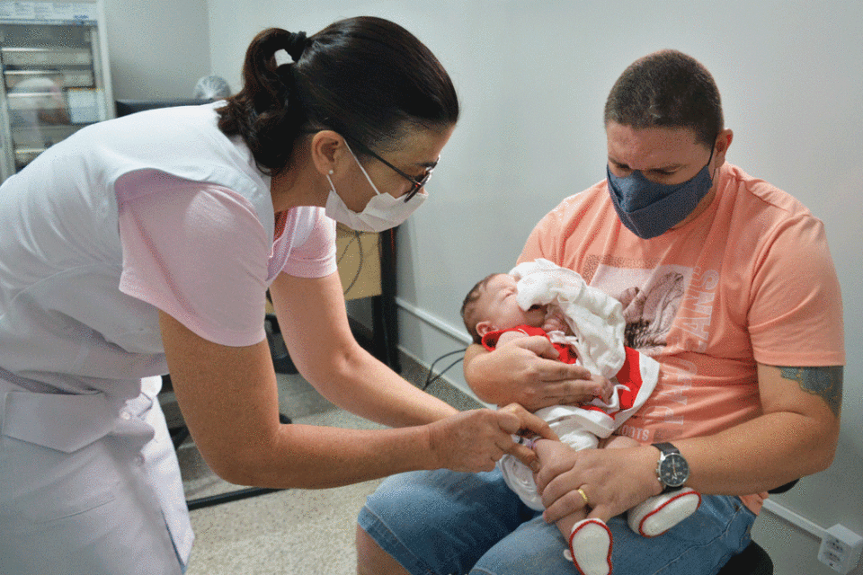 Campanha de Multivacinação é prorrogada até o fim deste mês, em Aparecida (Foto: Claudivino Antunes - SecomAparecida)