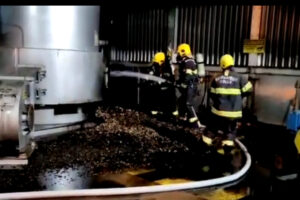 Fornalha de grãos superaquece e causa incêndio em fábrica de Goianésia