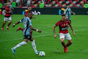 Jogo entre Flamengo e Grêmio pela Copa do Brasil