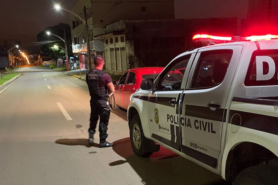 Operação da DICT é realizada aos finais de semana no município. (Foto: Divulgação/Polícia Civil)