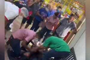 Vigilante atacado com tesoura durante assalto à supermercado não corre risco de morte