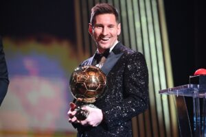 Messi recebe a sua sétima Bola de Ouro