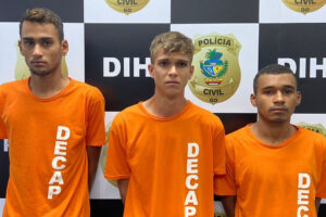 Trio suspeito de matar jovem por ponto de drogas é preso em Goiânia