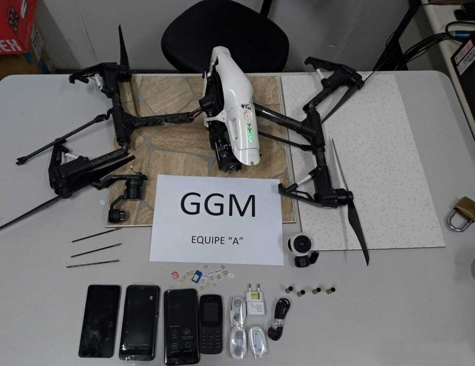 20 drones foram apreendidos nas imediações dos presídios de Goiás em 2021