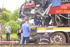 7 vítimas do acidente da BR-153 estão com estado de saúde estável no Heapa (Foto: Jucimar de Sousa - MaisGoiás)