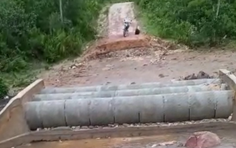 Cerca de mil famílias estão ilhadas após estragos causados pelas chuvas em Cavalcante e Monte Alegre de Goiás, na Chapada dos Veadeiros (Foto: divulgação/Prefeitura de Cavalcante)