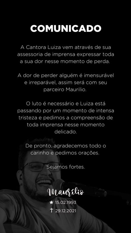 Luiza sobre morte de Maurílio