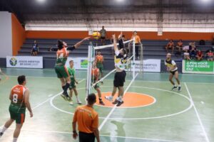 Jogo de vôlei dos Jogos Abertos de Goiás
