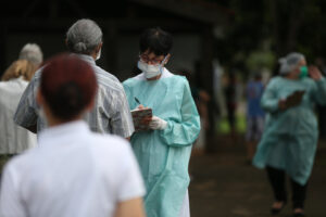 O número de infectados pela gripe H3N2 subiu para 61, em Goiás. O contágio, que antes era de 13 em Goiânia, passou para 18 na capital. (Foto: Marcello Casal Jr/Mais Goiás)