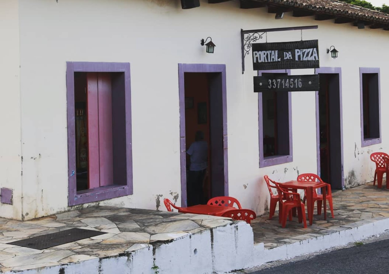 Portal da Pizza é opção para quem busca o que fazer na Cidade de Goiás, também entre os bares na Cidade de Goiás