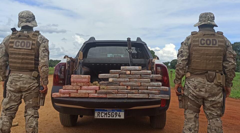 Polícia apreende carga de cocaína avaliada em R$1,5 milhões entre Goiás e Mato Grosso