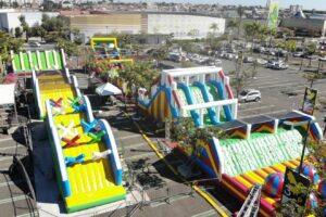 Maior parque de infláveis do Brasil em Goiânia: parque Cidade dos Infláveis em Goiânia