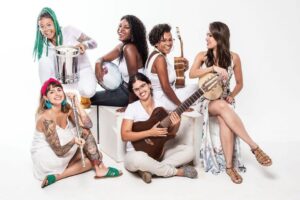 O grupo de samba Dona da Roda, será responsável por fechar a noite do 20º Canto da Primavera 2021 com chave de ouro