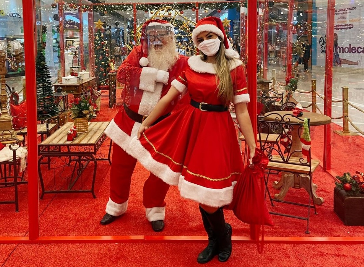 Papai Noel do Shopping Cerrado ficará no centro de compras até 18h, Papai Noel em Goiânia 