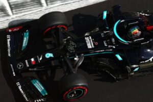 Carro 44 de Lewis Hamilton am Abu Dhabi