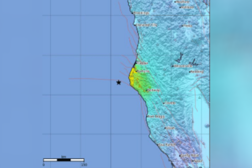 Terremoto de 6,2 graus atinge costa da Califórnia (EUA)