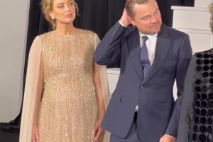 Jennifer Lawrence exibe barrigão no lançamento de 'Não Olhe Para Cima'