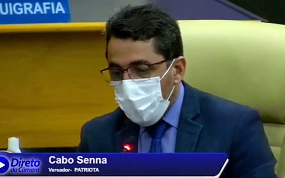 Vereador Cabo Senna, presidente da Comissão Mista