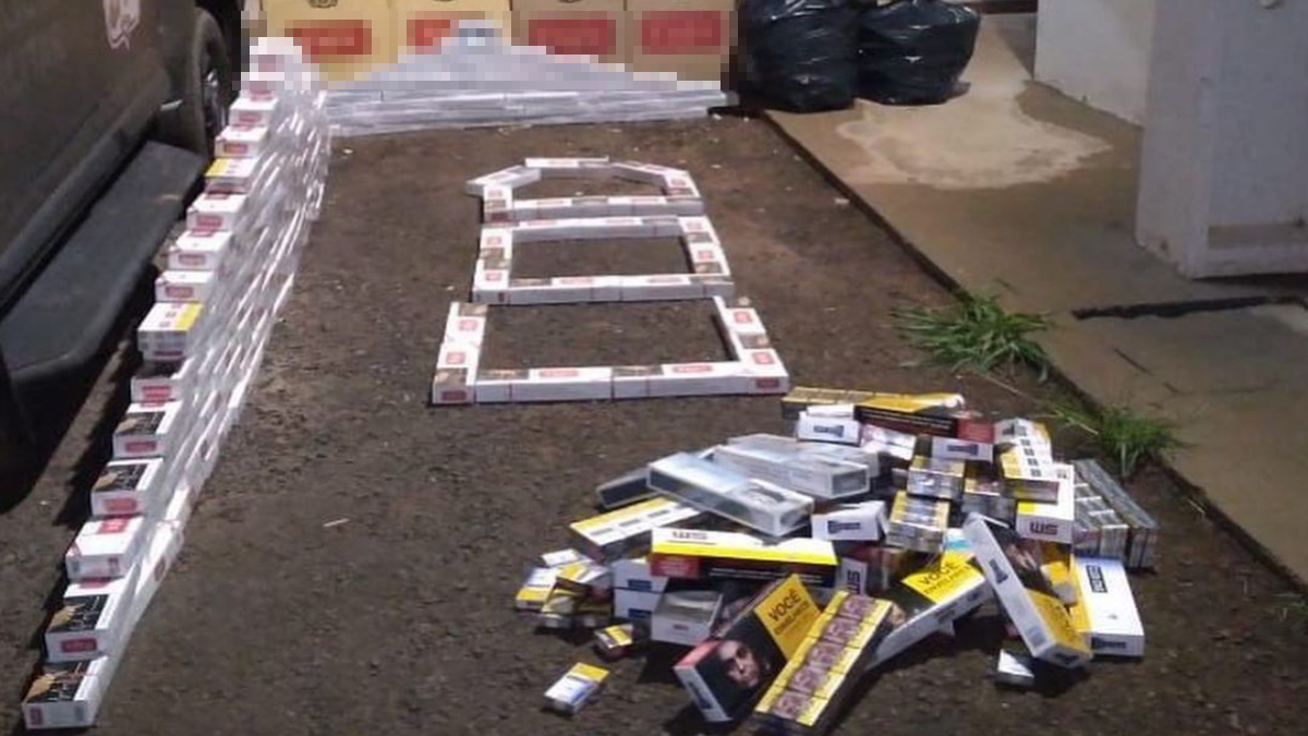 PM prende comerciante com cigarros contrabandeados avaliados em R$ 24 mil, em Montividiu