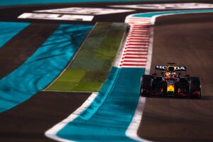 Carro do Max Verstappen, da Red Bull, no GP de Abu Dhabi