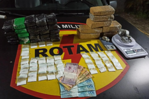 Rotam prende homem com droga avaliada em R$250 mil em Goiânia