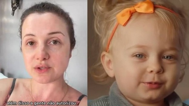 Criança ficou famosa ao estrelar campanha ao lado de Fernanda Montenegro. Mãe da bebê Alice se irrita após ataques: 
