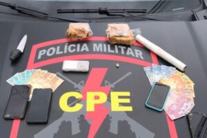 Três homens são presos por tráfico de drogas em Catalão (Foto: Polícia Militar)