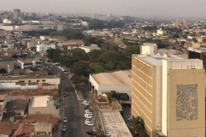 Vista do alto da redação do Mais Anápolis no Setor Central do município (Foto: André Carvalho/Mais Goiás)