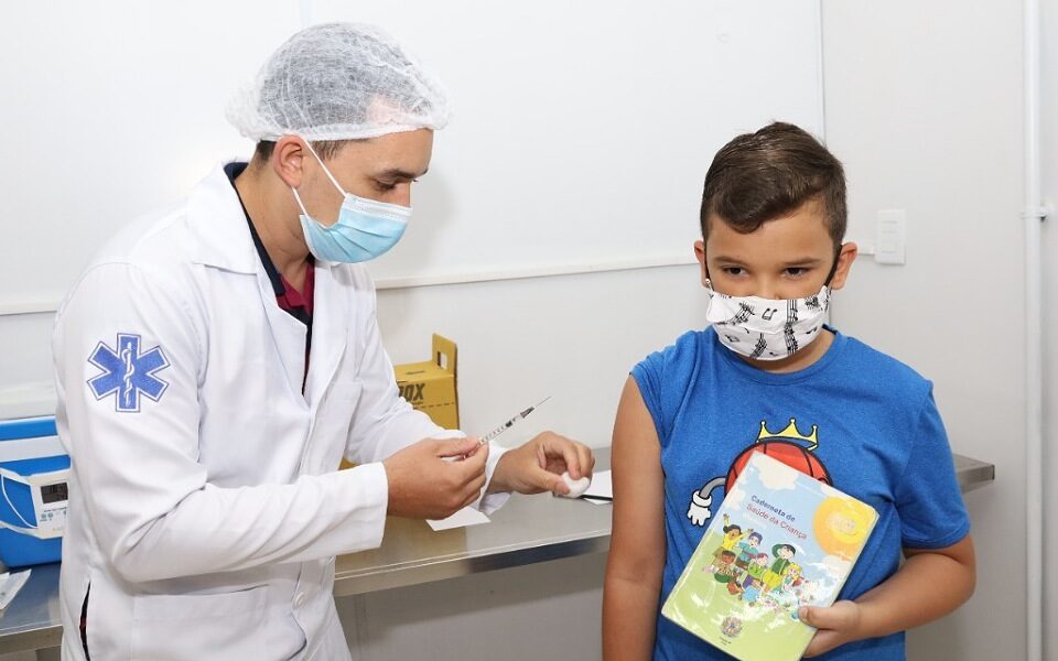 Vacinação infantil em Aparecida de Goiânia