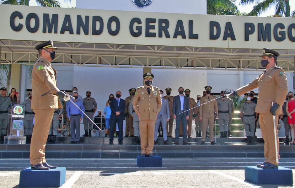 PM empossa novos comandantes de nove regionais em Goiás